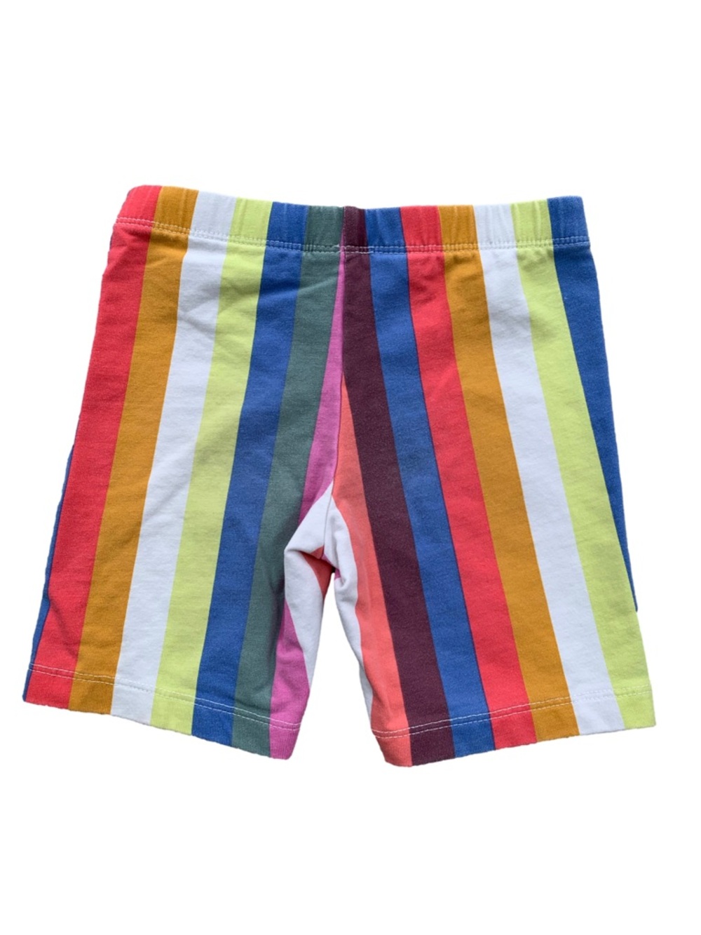 Tea Collection Size 5 Colorful Rainbow Stripe Tumble Biker Somersault Shorts - Picture 2 of 4